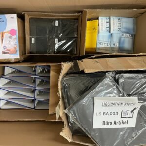 Pallet includes Office Supplies items (LS-BA-003) — liquidation pallet photo 2