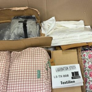 Pallet includes Textiles items (LS-TX-008) — liquidation pallet photo 3