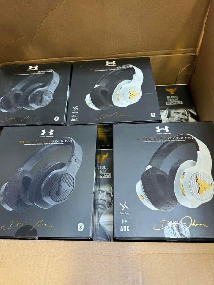JBL Under Armour Project Rock Headphones Liquidation Pallet JBL Under Armour Project Rock Headphones Liquidation Pallet: customer-return consumer electronics pallet with free US shipping