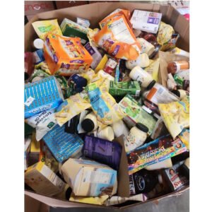 Amazon Grocery & Beverage Liquidation Truckload — mixed merchandise liquidation truckload, customer-return stock