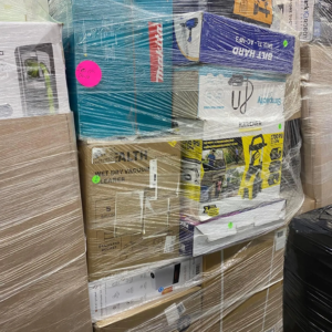 Mixed Electronics Liquidation Truckload — mixed merchandise liquidation truckload, customer-return stock, free US freight