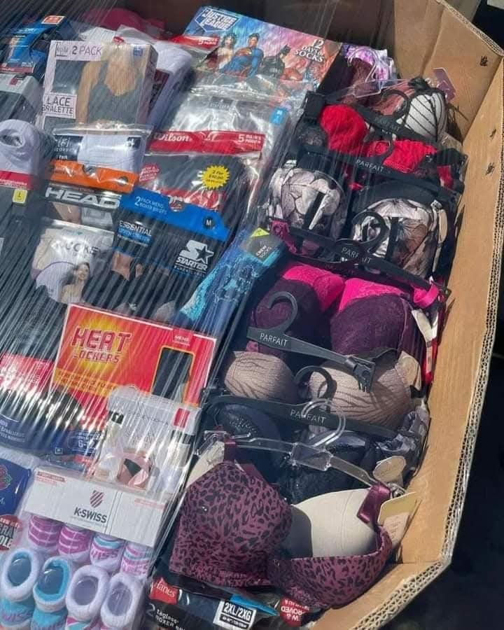 Bras & Panties Liquidation Pallet Bras & Panties Liquidation Pallet — apparel & footwear liquidation pallet, customer-return stock for resellers