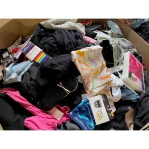 Apparel Liquidation Pallet: customer-return apparel & footwear pallet with free US shipping