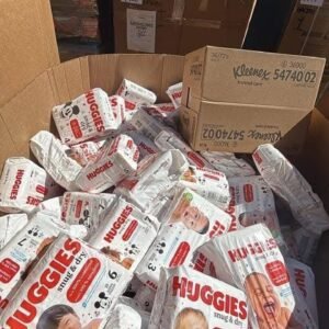 Pallet of diapers liquidation pallet — apparel & footwear, customer-return liquidation lot