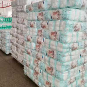 Baby Diapers Liquidation Pallet — bulk apparel & footwear pallet, customer-return, free freight to 50 states