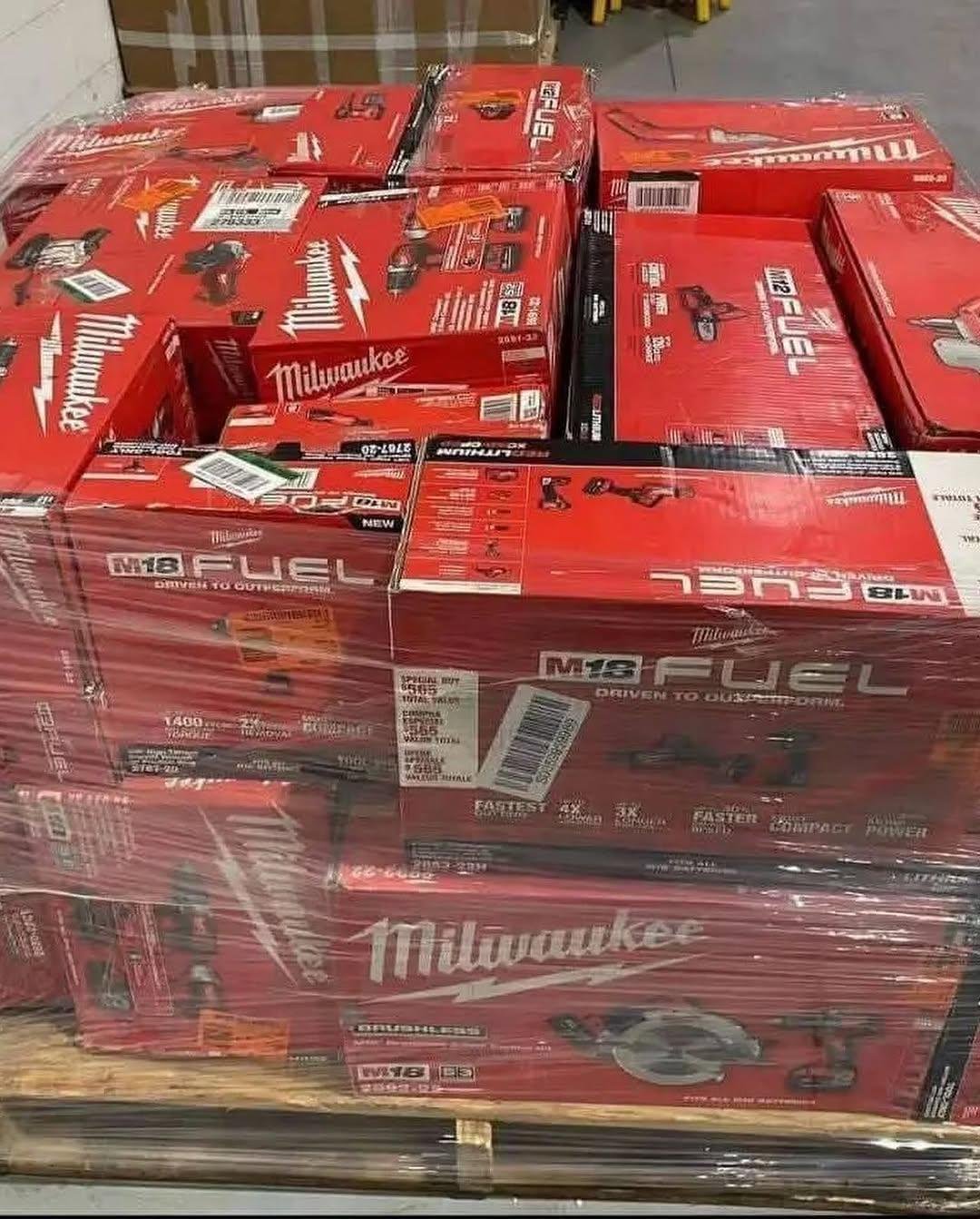 Milwaukee Tool Liquidation Pallet Milwaukee Tool Liquidation Pallet — tools & hardware liquidation pallet, customer-return stock for resellers