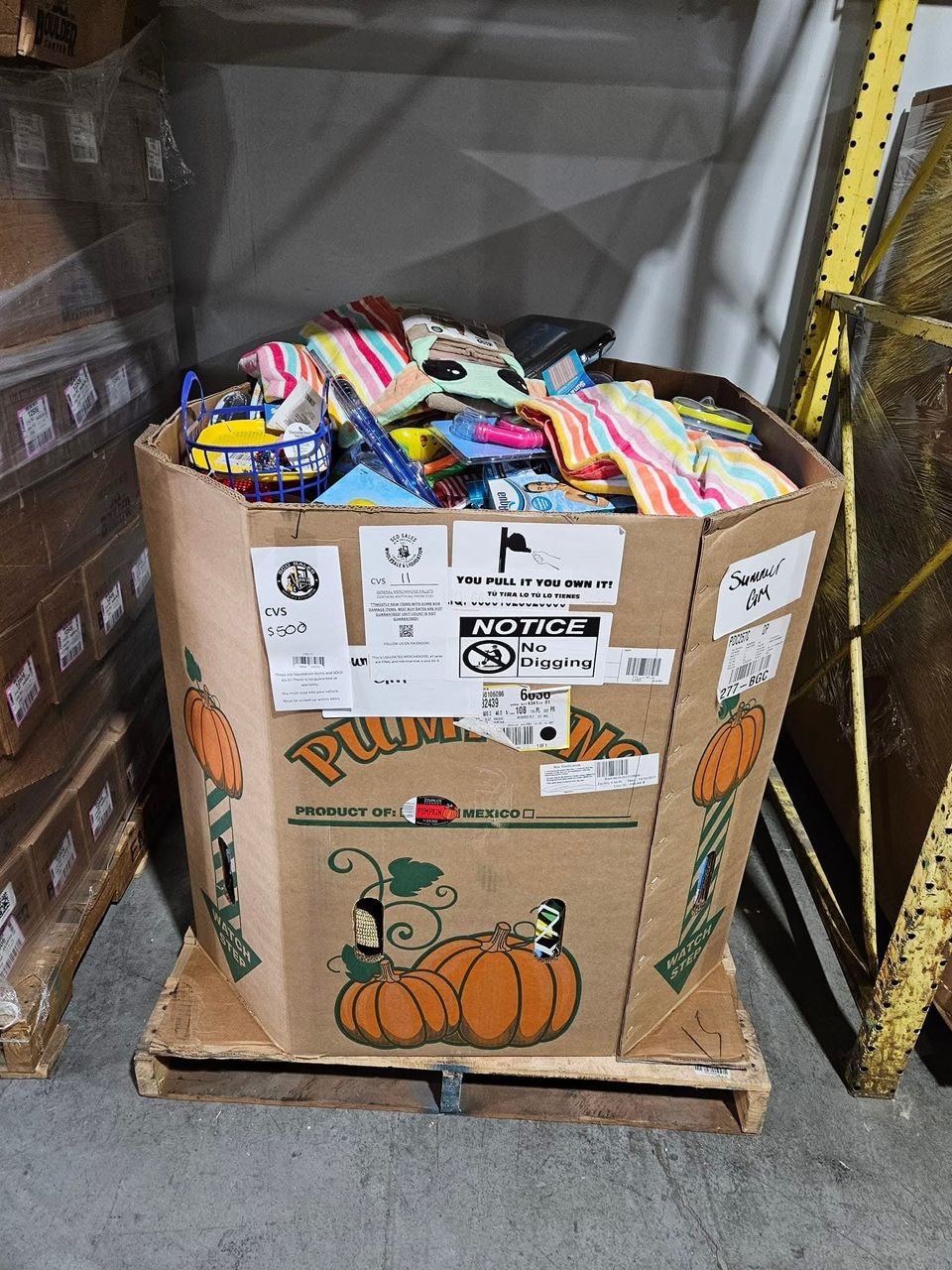 CVS Summer Goods Liquidation Pallet CVS Summer Goods Liquidation Pallet — general merchandise liquidation pallet, customer-return stock for resellers