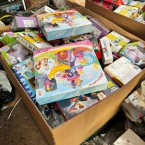 Mixed Toys Liquidation Pallet — bulk toys & seasonal pallet, customer-return, free freight to 50 states