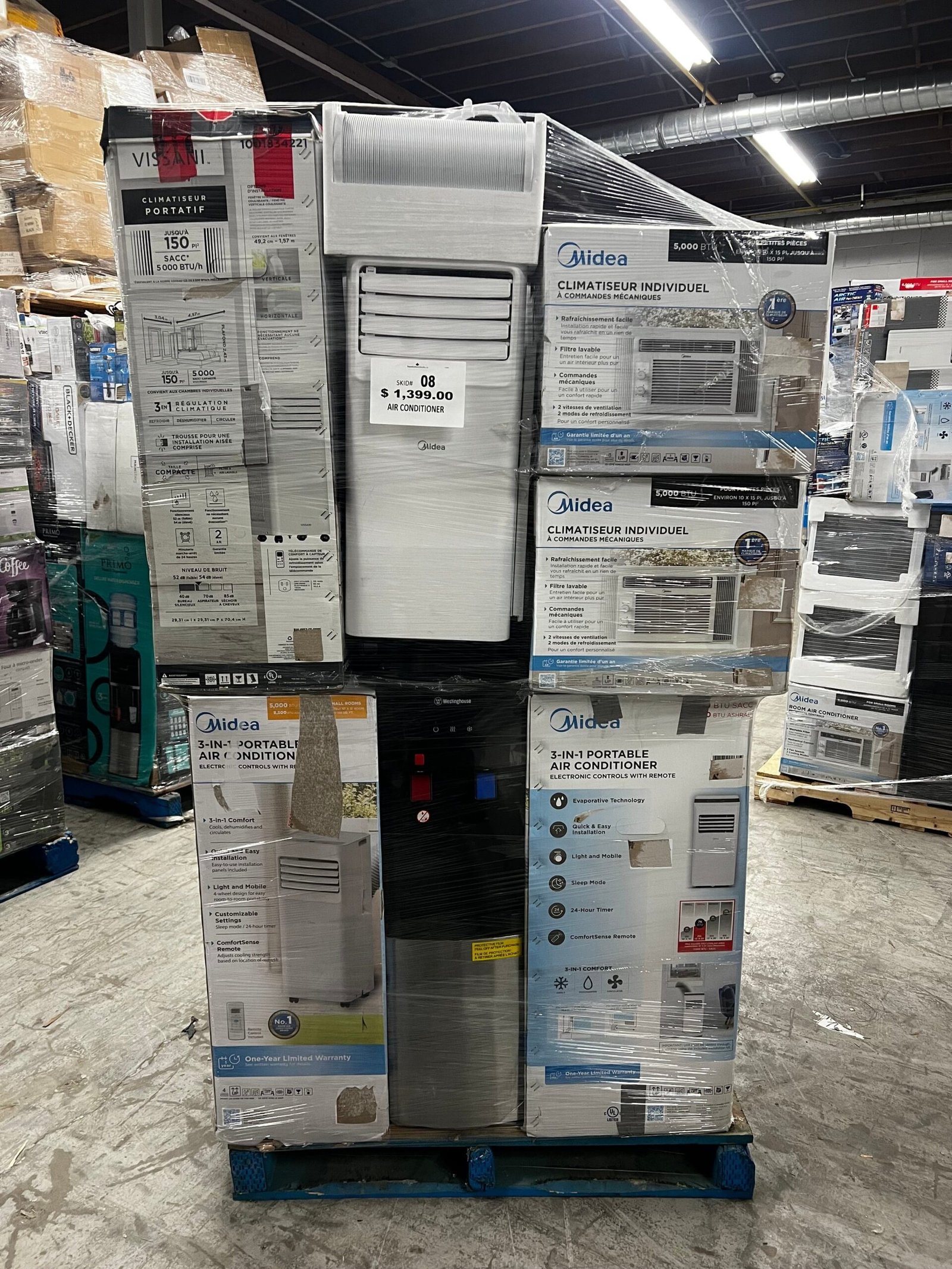 air-conditioners-pallet-8-liquidation-pallet-wholesale-air-conditioners-pallet-8-liquidation-pallet-wholesale-liquidationdeals-ca-1207800208 Air Conditioners Liquidation Pallet — mixed condition