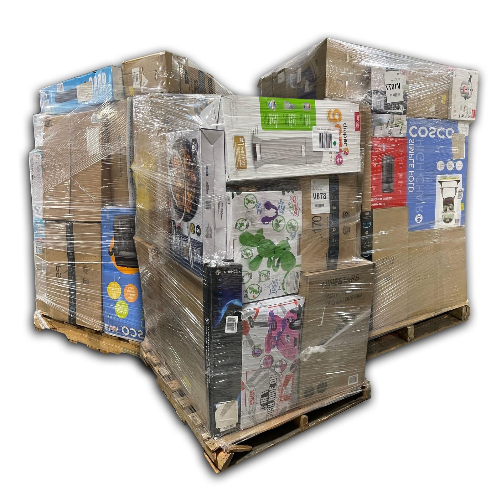 Amazon Trophy Mediums Liquidation Pallet Amazon Trophy Mediums Liquidation Pallet — bulk Amazon return pallet, customer-return, free freight to 50 states