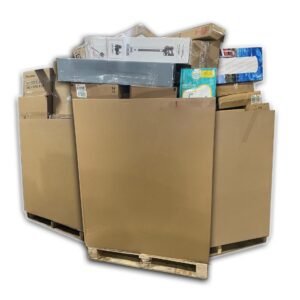 Amazon Mediums Liquidation Pallet — bulk Amazon return pallet, customer-return, free freight to 50 states