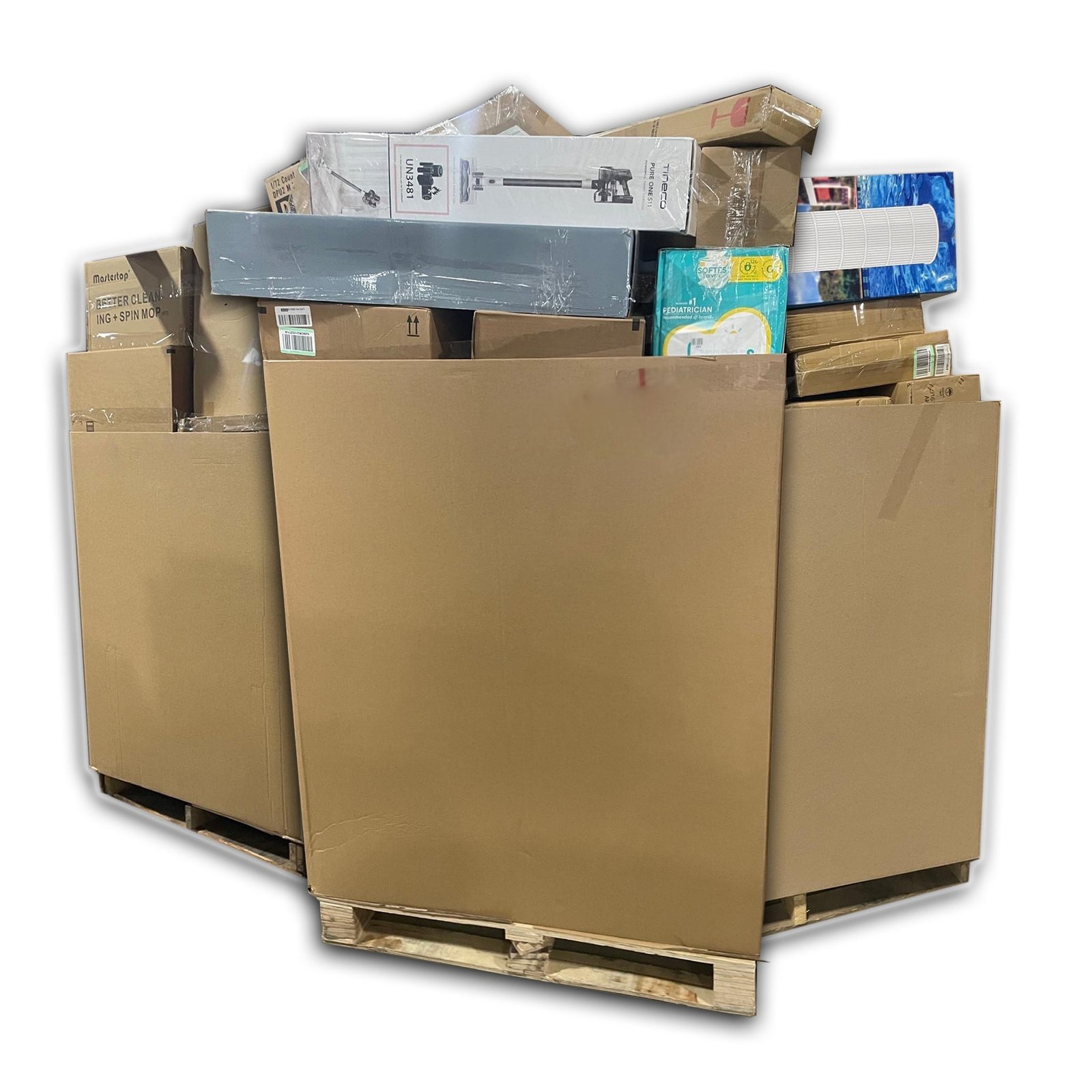 Amazon Mediums Liquidation Pallet Amazon Mediums Liquidation Pallet — bulk Amazon return pallet, customer-return, free freight to 50 states