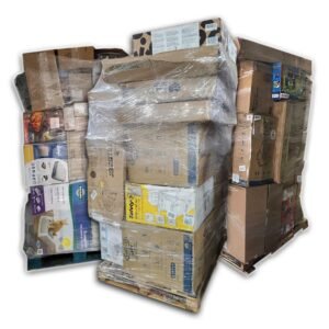 Pallet of amazon monsters liquidation pallet — Amazon return, customer-return liquidation lot
