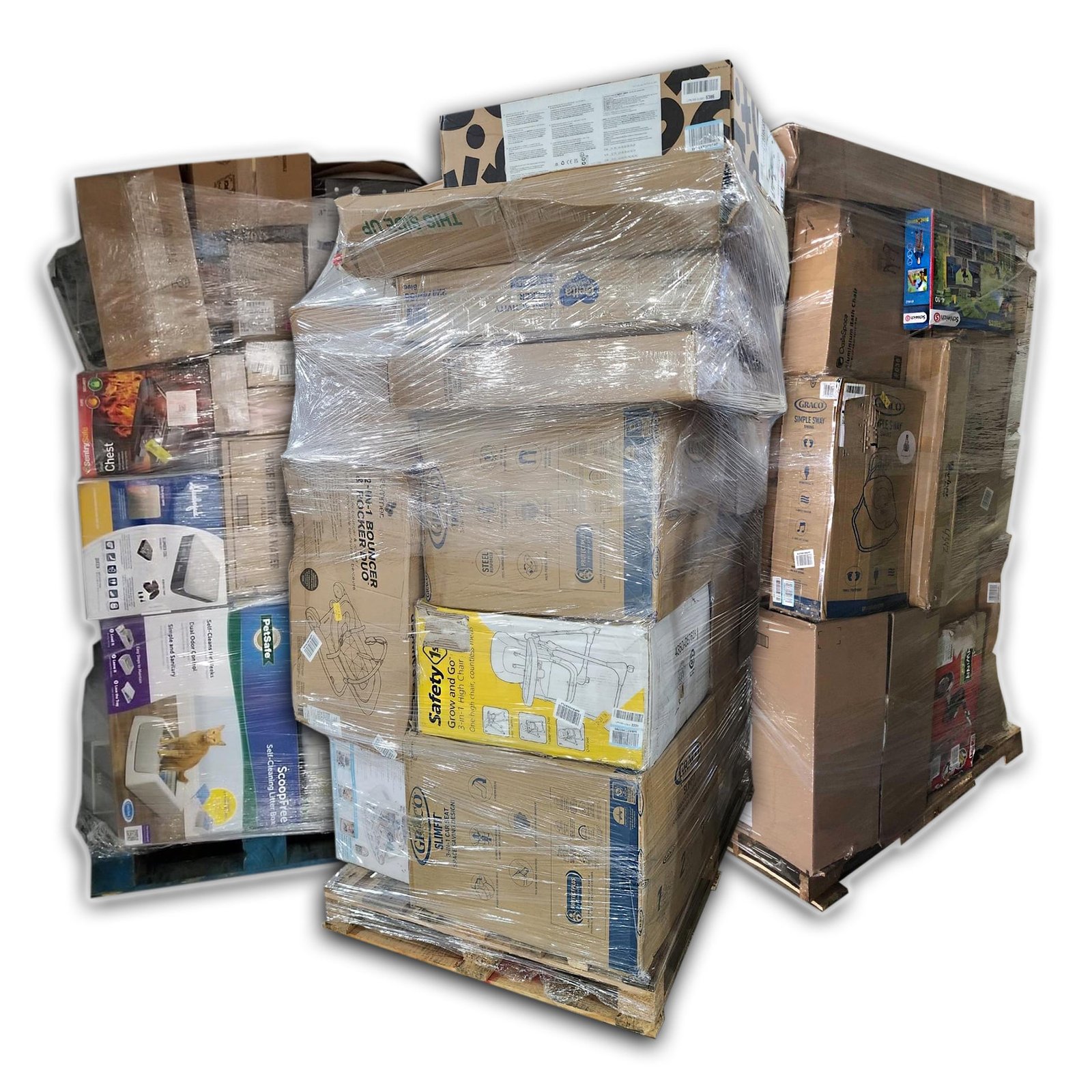 Amazon Monsters Liquidation Pallet Pallet of amazon monsters liquidation pallet — Amazon return, customer-return liquidation lot