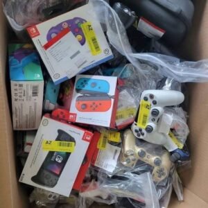 Pallet of gaming accessories liquidation pallet — consumer electronics, customer-return liquidation lot
