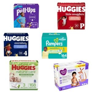 Bulk Baby Diapers Liquidation Pallet — apparel & footwear liquidation pallet, customer-return stock for resellers