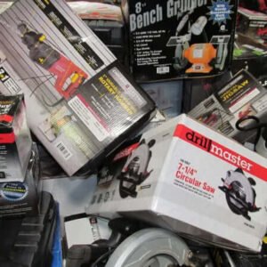 Harbor Freight Tools Liquidation Truckload — mixed merchandise liquidation truckload, customer-return stock, free US freight