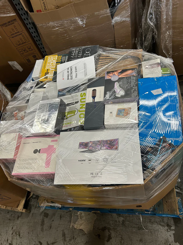 High-Count Small Electronics Liquidation Pallet High-Count Small Electronics Liquidation Pallet — consumer electronics liquidation pallet, customer-return stock for resellers