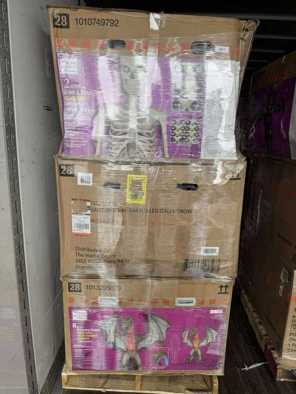 ho3 Home Depot Halloween Animatronics Bulk — mixed condition