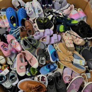 Target Kids Shoes Liquidation Pallet: customer-return apparel & footwear pallet with free US shipping