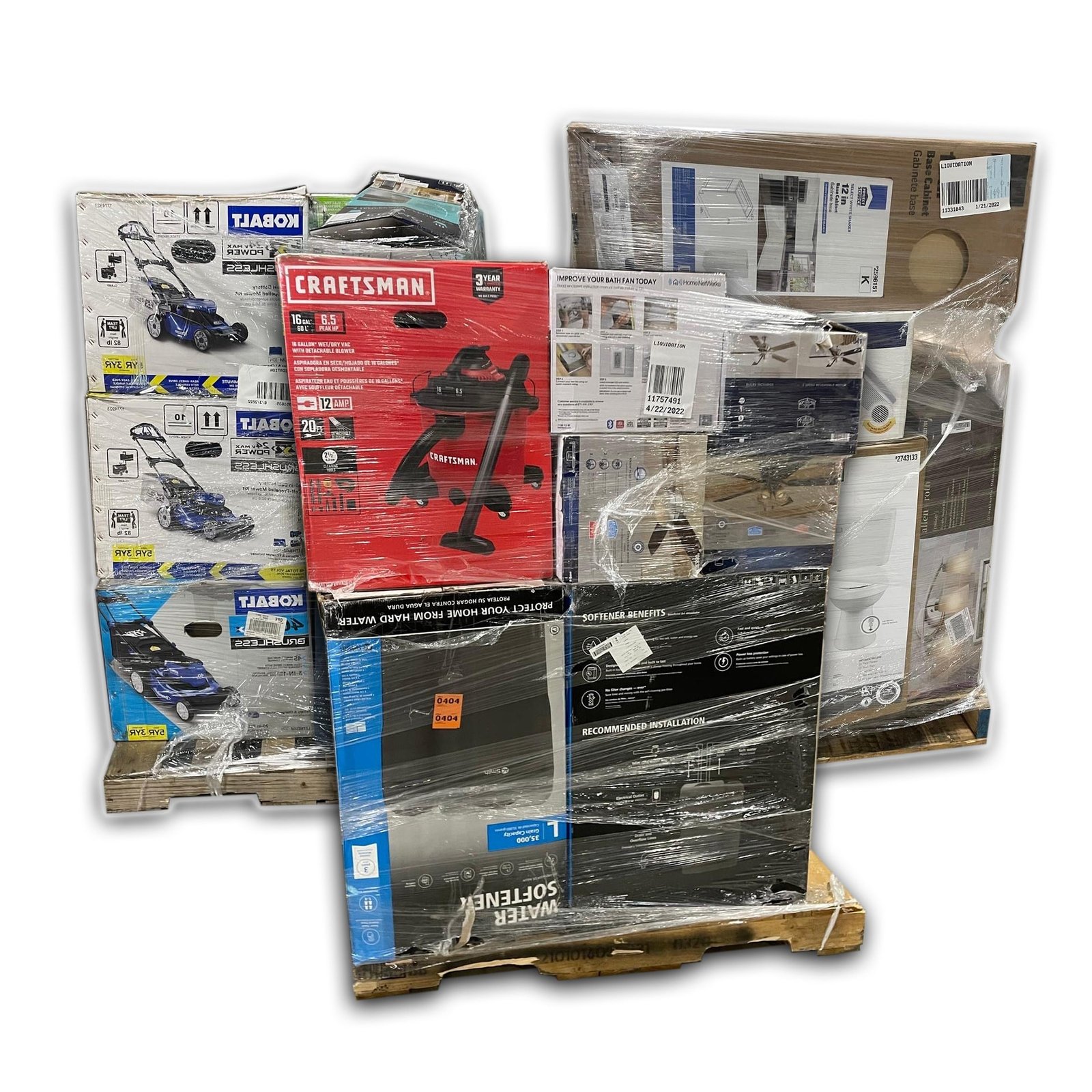Lowe's Premium Liquidation Pallet Lowe's Premium Liquidation Pallet — tools & hardware liquidation pallet, customer-return stock for resellers