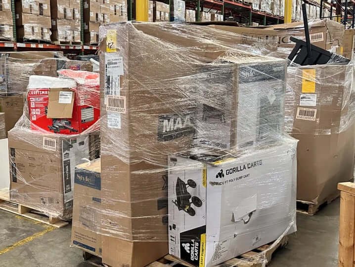 Lowe's Home Improvement Liquidation Truckload Lowe's Home Improvement Liquidation Truckload — mixed merchandise liquidation truckload, customer-return stock, free US freight