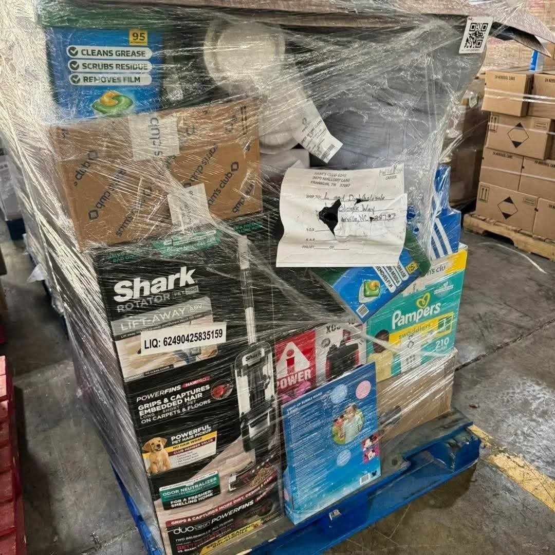 Amazon Mixed Goods Liquidation Pallet Amazon Mixed Goods Liquidation Pallet — bulk Amazon return pallet, customer-return, free freight to 50 states