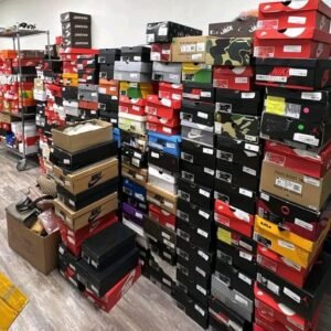 Mixed Shoes Liquidation Pallet: customer-return apparel & footwear pallet with free US shipping