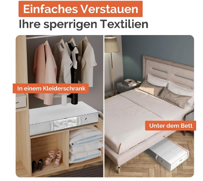 uPVjT2eAuEElXUZzS2SkbuRV8mmjrx0eabEjXgyl HOME BOX Under Bed Storage Set 2 Vacuum Bags + 2 Fabric Bags Liquidation Pallet — liquidation pallet photo 3