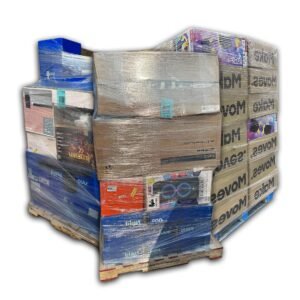 Pallet of walmart electronics liquidation pallet — consumer electronics, customer-return liquidation lot