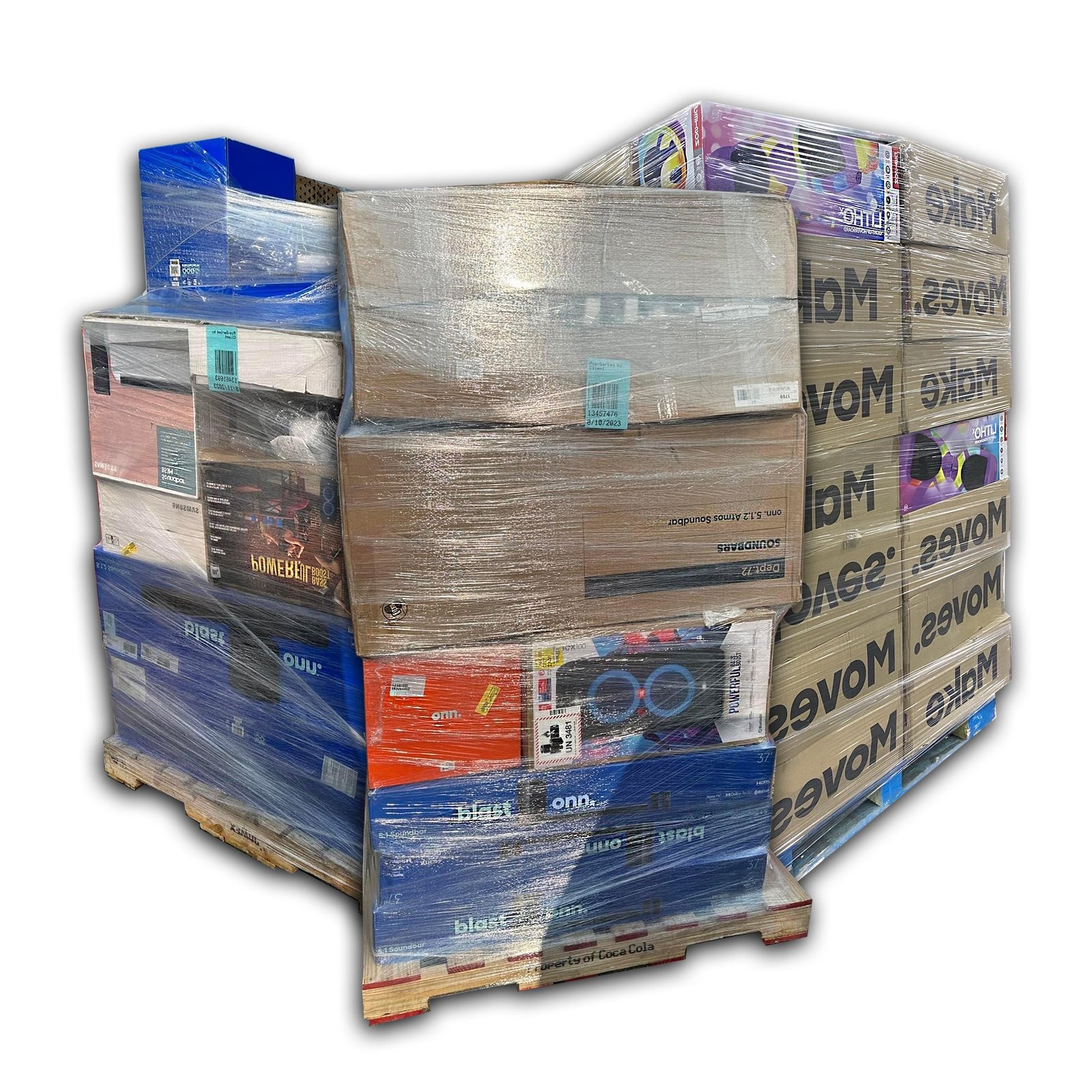 Walmart Electronics Liquidation Pallet Pallet of walmart electronics liquidation pallet — consumer electronics, customer-return liquidation lot